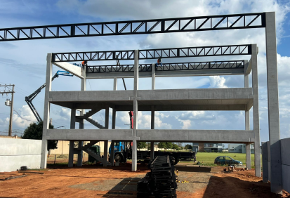 Construção de hangares